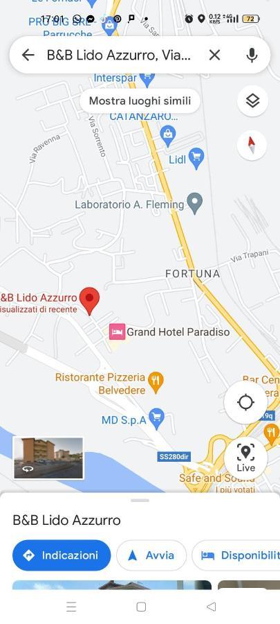 B&B Lido Azzurro Катандзаро Екстер'єр фото